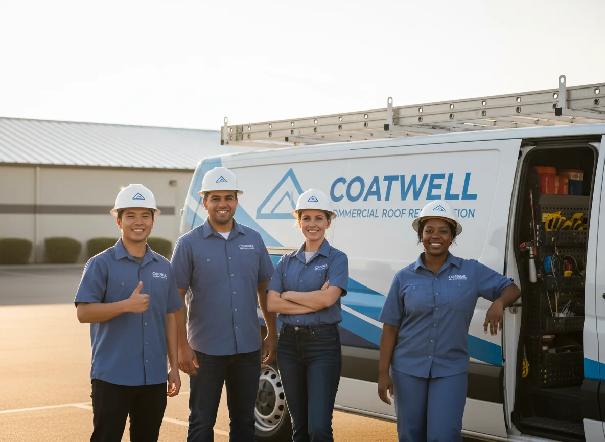 Commercial roof coating company in Schulenburg, TX